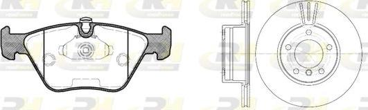 Roadhouse 8270.00 - Brake Set, disc brakes autospares.lv