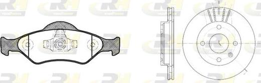 Roadhouse 8765.00 - Brake Set, disc brakes autospares.lv