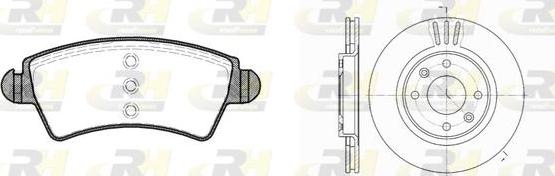 Roadhouse 8726.01 - Brake Set, disc brakes autospares.lv