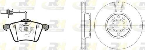 Roadhouse 8721.00 - Brake Set, disc brakes autospares.lv