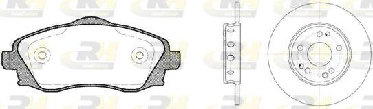 Roadhouse 8774.00 - Brake Set, disc brakes autospares.lv