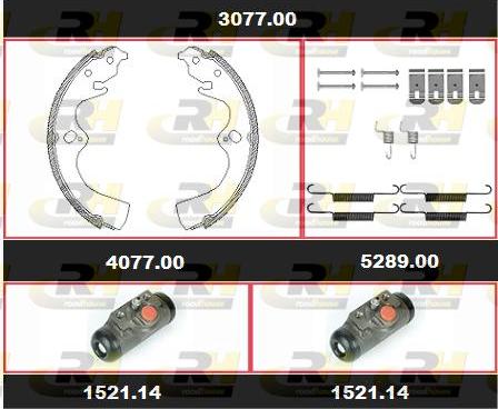 Roadhouse 3077.00 - Brake Shoe Set autospares.lv