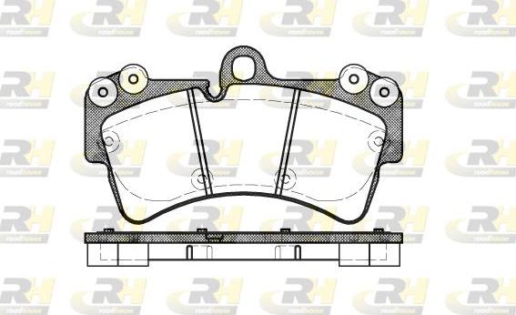 Roadhouse 2995.00 - Brake Pad Set, disc brake autospares.lv