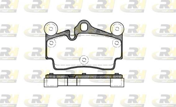 Roadhouse 2996.00 - Brake Pad Set, disc brake autospares.lv