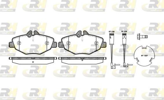 Roadhouse 2990.02 - Brake Pad Set, disc brake autospares.lv