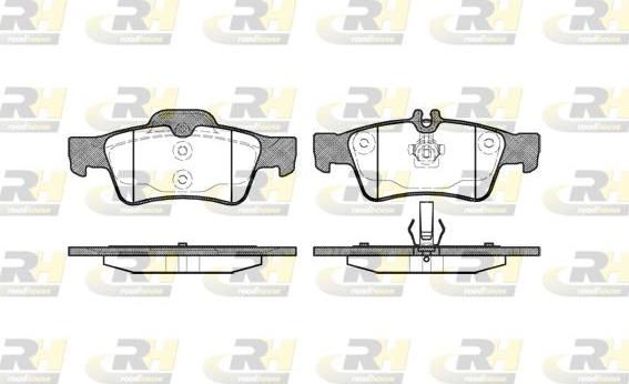 Roadhouse 2991.00 - Brake Pad Set, disc brake autospares.lv