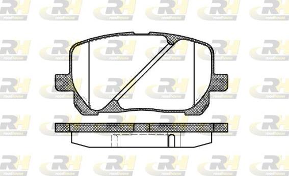 Roadhouse 2954.00 - Brake Pad Set, disc brake autospares.lv