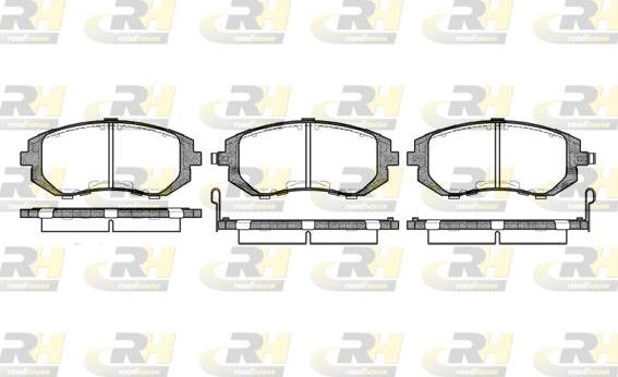 Roadhouse 2951.02 - Brake Pad Set, disc brake autospares.lv