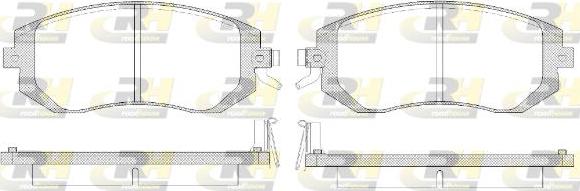 Roadhouse 2951.14 - Brake Pad Set, disc brake autospares.lv