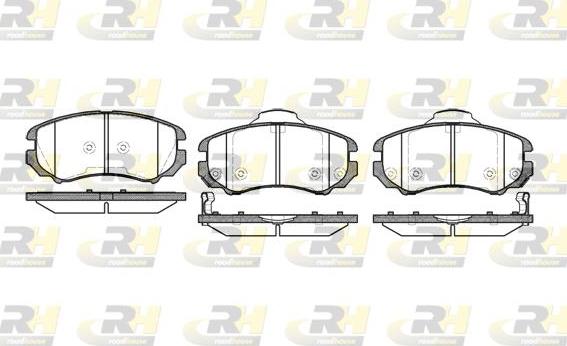 Roadhouse 2953.02 - Brake Pad Set, disc brake autospares.lv