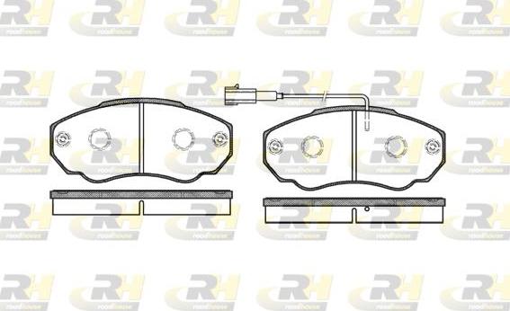 Roadhouse 2960.01 - Brake Pad Set, disc brake autospares.lv