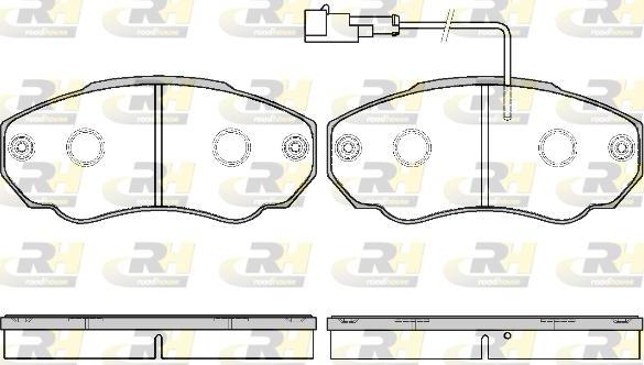 Roadhouse 2960.21 - Brake Pad Set, disc brake autospares.lv