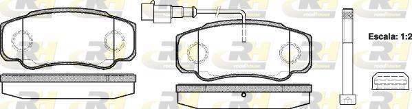 Roadhouse 2961.02 - Brake Pad Set, disc brake autospares.lv