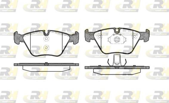 Roadhouse 2963.00 - Brake Pad Set, disc brake autospares.lv