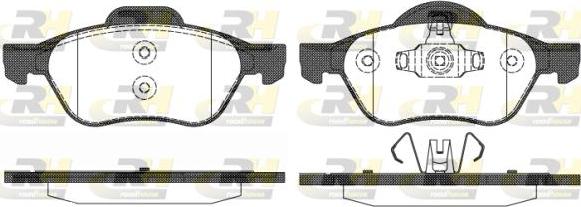 Roadhouse 2962.10 - Brake Pad Set, disc brake autospares.lv