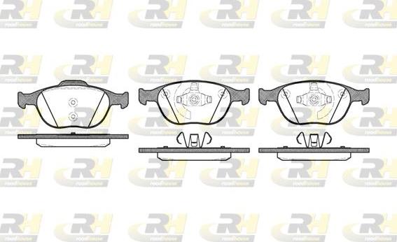 Roadhouse 2984.00 - Brake Pad Set, disc brake autospares.lv