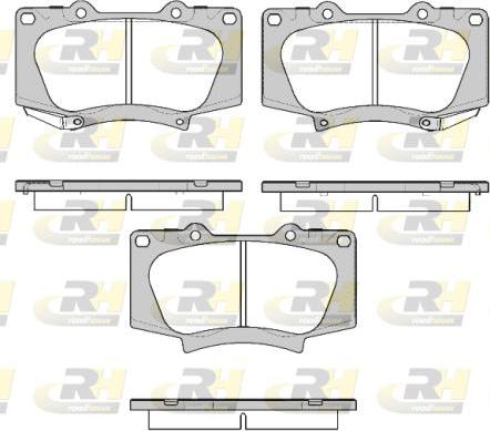 Roadhouse 2988.22 - Brake Pad Set, disc brake autospares.lv