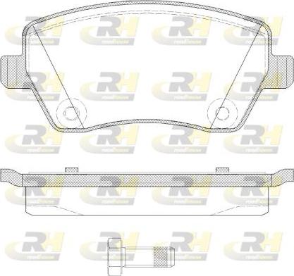 Roadhouse 2987.22 - Brake Pad Set, disc brake autospares.lv