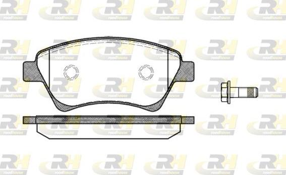 Roadhouse 2976.00 - Brake Pad Set, disc brake autospares.lv