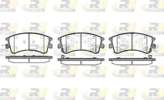 Roadhouse 2970.02 - Brake Pad Set, disc brake autospares.lv