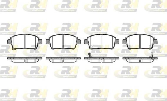 Roadhouse 2971.02 - Brake Pad Set, disc brake autospares.lv