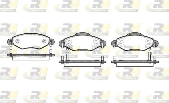 Roadhouse 2978.02 - Brake Pad Set, disc brake autospares.lv