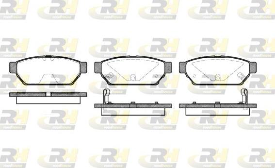 Roadhouse 2440.02 - Brake Pad Set, disc brake autospares.lv