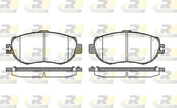 Roadhouse 2456.00 - Brake Pad Set, disc brake autospares.lv