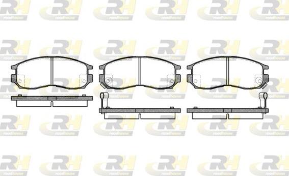 Roadhouse 2460.02 - Brake Pad Set, disc brake autospares.lv