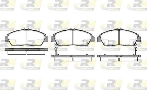 Roadhouse 2406.02 - Brake Pad Set, disc brake autospares.lv