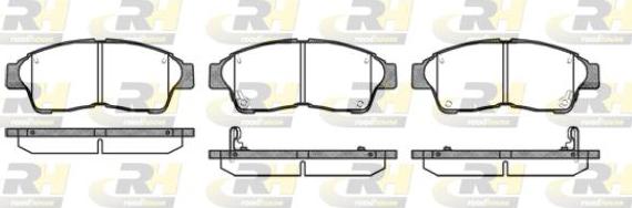 Roadhouse 2402.42 - Brake Pad Set, disc brake autospares.lv