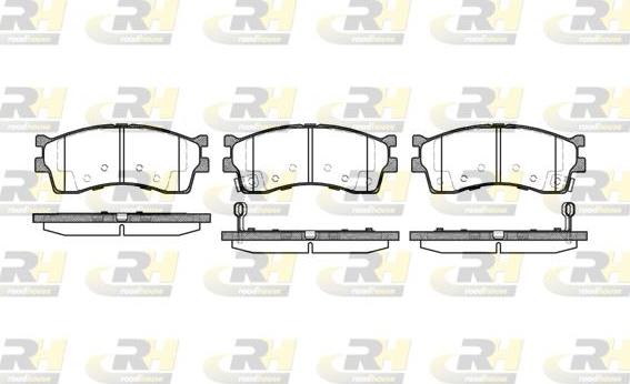 Roadhouse 2415.42 - Brake Pad Set, disc brake autospares.lv