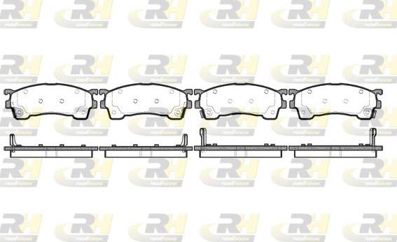 Roadhouse 2415.04 - Brake Pad Set, disc brake autospares.lv