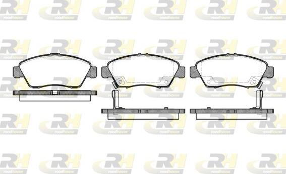 Roadhouse 2418.02 - Brake Pad Set, disc brake autospares.lv