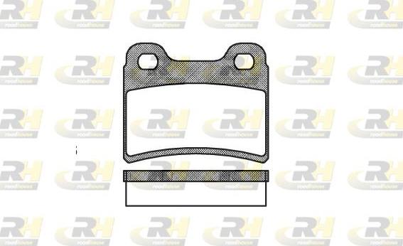 Roadhouse 2417.00 - Brake Pad Set, disc brake autospares.lv