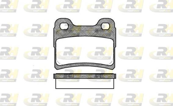 Roadhouse 2417.10 - Brake Pad Set, disc brake autospares.lv