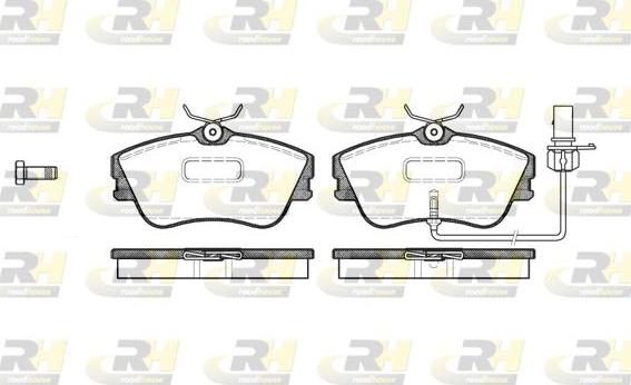 Roadhouse 2480.21 - Brake Pad Set, disc brake autospares.lv