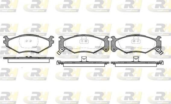 Roadhouse 2483.02 - Brake Pad Set, disc brake autospares.lv