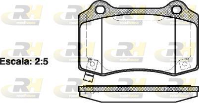 Roadhouse 2434.54 - Brake Pad Set, disc brake autospares.lv