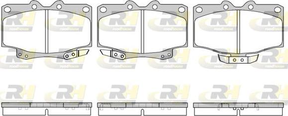 Roadhouse 2430.04 - Brake Pad Set, disc brake autospares.lv