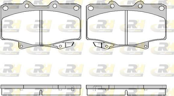 Roadhouse 2429.04 - Brake Pad Set, disc brake autospares.lv