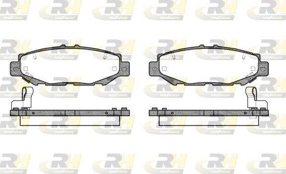 Roadhouse 2424.04 - Brake Pad Set, disc brake autospares.lv