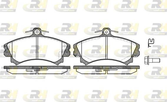 Roadhouse 2590.02 - Brake Pad Set, disc brake autospares.lv