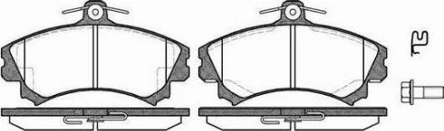 Alpha Brakes HKP-MS-036 - Brake Pad Set, disc brake autospares.lv