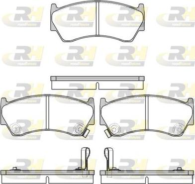 Roadhouse 2592.42 - Brake Pad Set, disc brake autospares.lv