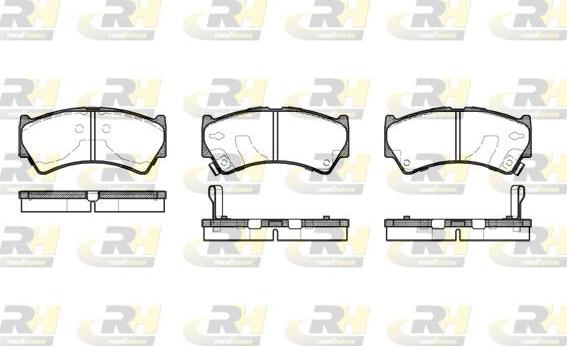 Roadhouse 2592.52 - Brake Pad Set, disc brake autospares.lv