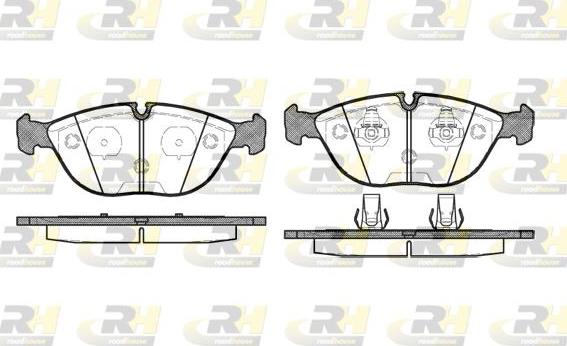 Roadhouse 2597.00 - Brake Pad Set, disc brake autospares.lv