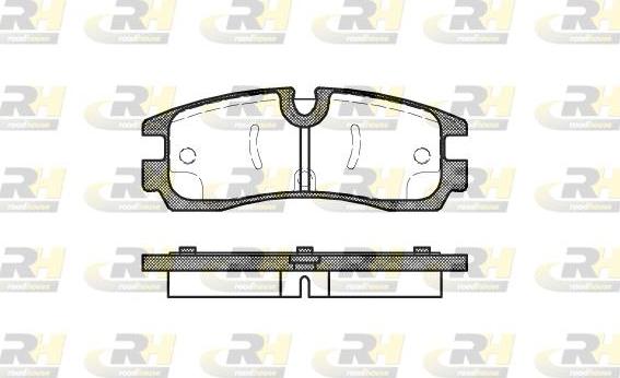 Roadhouse 2566.30 - Brake Pad Set, disc brake autospares.lv