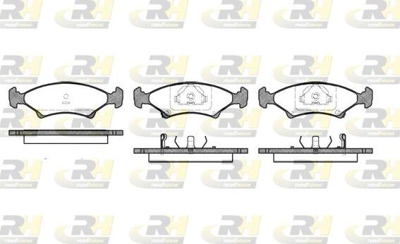 Roadhouse 2502.02 - Brake Pad Set, disc brake autospares.lv