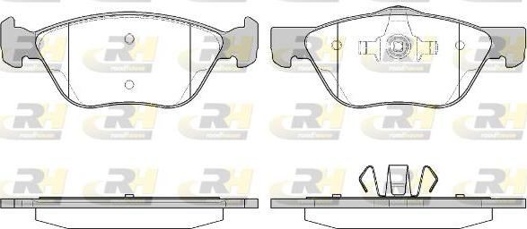 Roadhouse 2589.20 - Brake Pad Set, disc brake autospares.lv